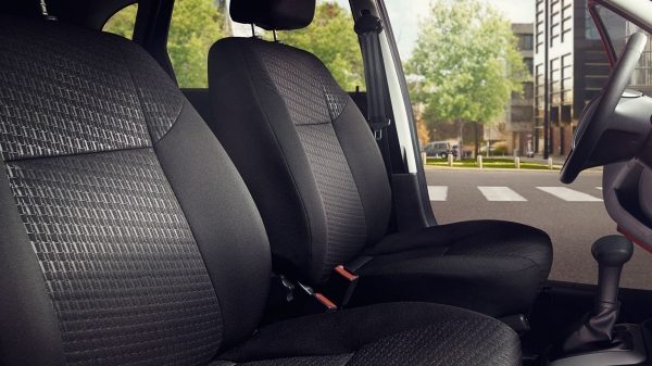 Profile Interior Shot of Front Seats with Advanced Pretensioners
