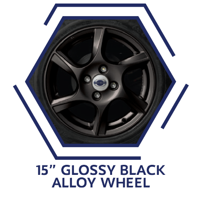 Glossy Black Alloy Wheel